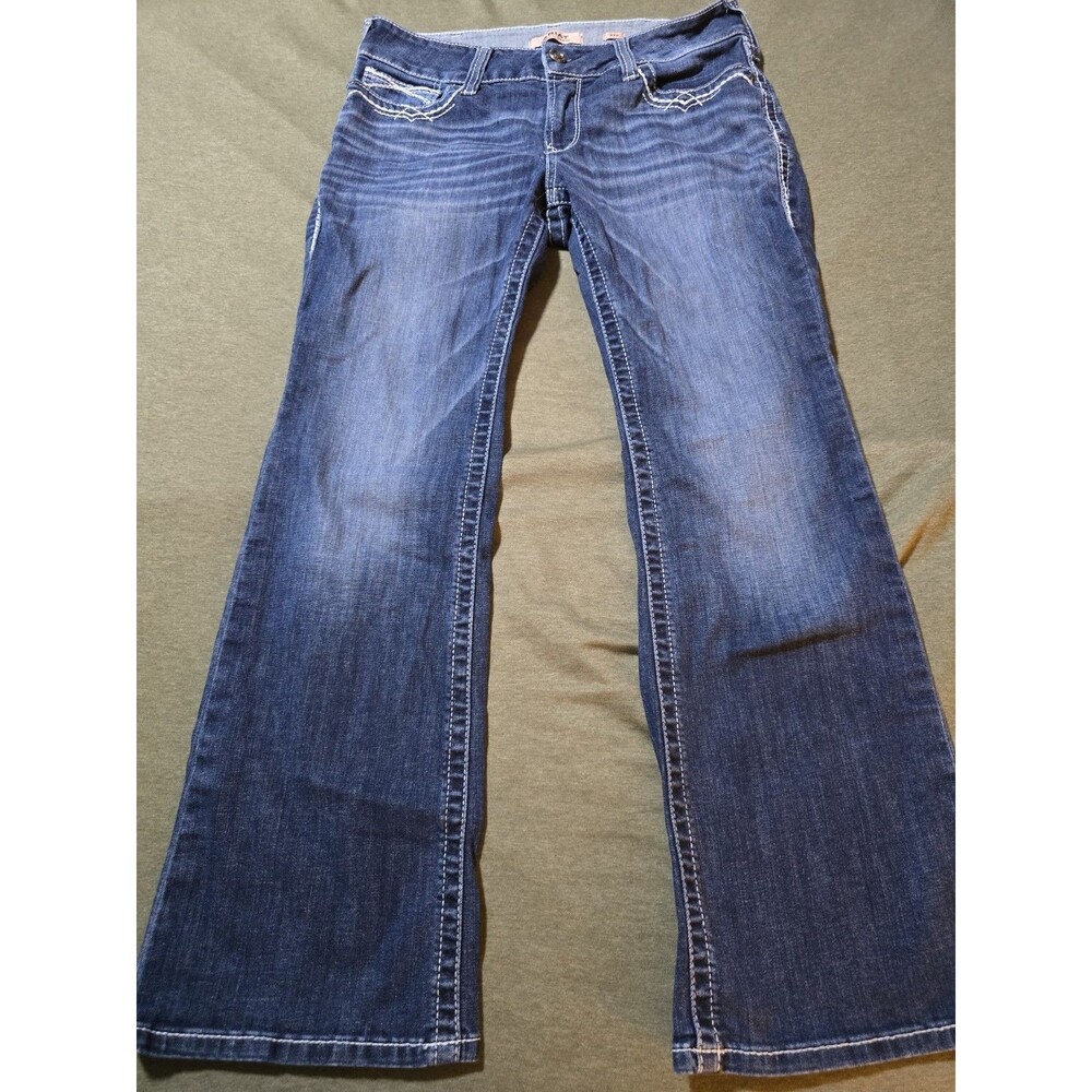 Ariat Real Denim Women's Blue Bootcut Size 31S Jeans Western Rodeo Cowgirl